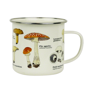 Mushroom Design Enamel Mug